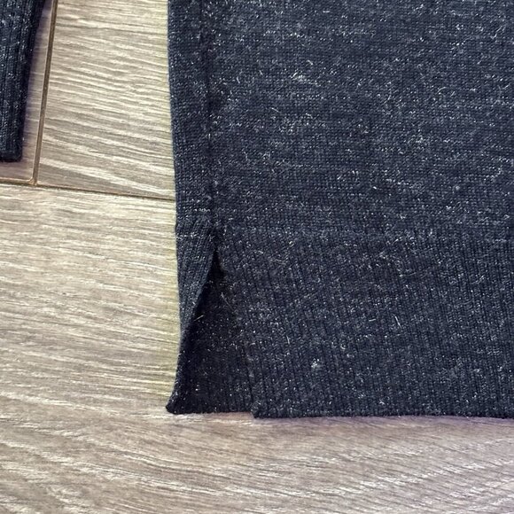 Saint James Mademoiselle Sweater Womens L 96% Wool Black Silver Pullover France - Picture 4 of 16